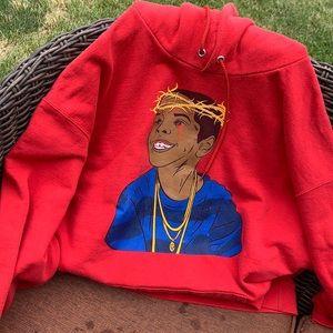 Red Flygod Hoodie 2xl